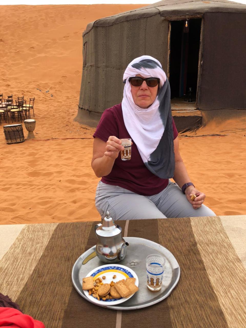 Sahara Camel Tours Camp Hotel เมอร์ซูกา ภายนอก รูปภาพ